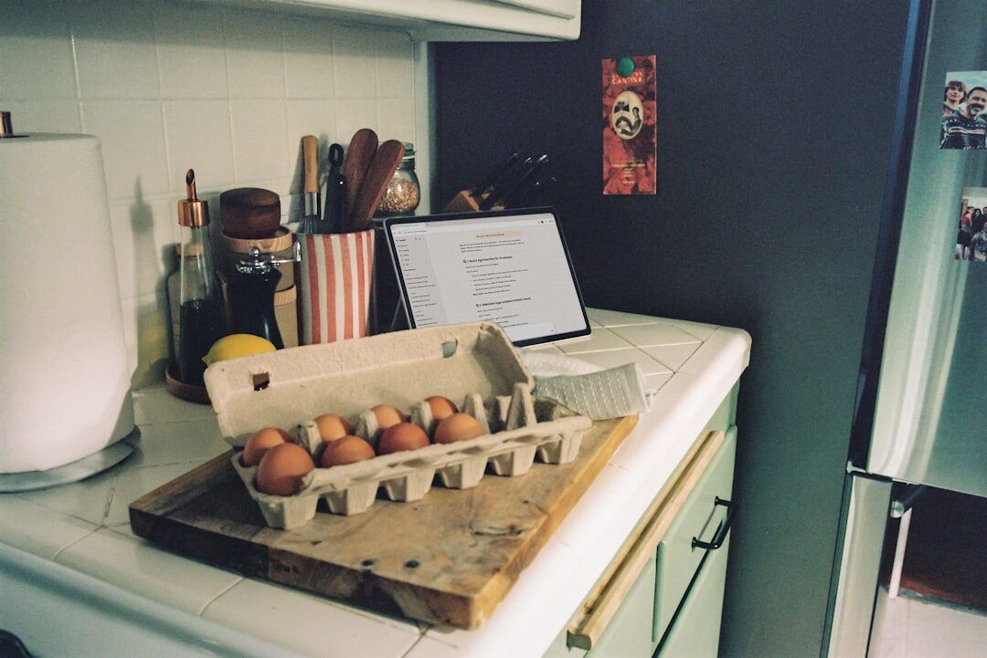 ordinary ingredients on kitchen counter